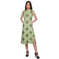 thumbnail image 2 of Moomaya Womens Sleeveless Lapel Collar Dress With Pockets Printed Summer Wear, 2 of 4