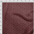 thumbnail image 3 of oneOone Georgette Viscose Maroon Fabric Florals Craft Projects Decor Fabric Printed By The Yard 42 Inch Wide, 3 of 4