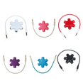 thumbnail image 2 of Mix Colors 3.5mm Snowflake Shape 5 Way Stereo Audio Splitter  for Jack Earphone Headphone Adapter, 2 of 3