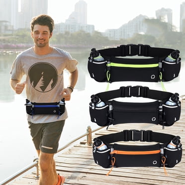 Ceinture de Course Ceinture de Taille Sac de Taille de Course Sac de Taille de Cyclisme Ceinture Sac Ceinture de Course avec 2 Bouteilles d'Eau Ceinture de Taille Coureurs Ceinture pour Femmes Hommes Marathon Jogging Cyclisme Escalade