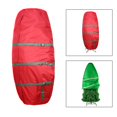 thumbnail image 4 of Sac de Rangement pour Arbre de Noël Housse Anti-Poussière Protège-Eau Mobilier d'Extérieur Rouge 89x190cm, 4 of 9