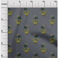 thumbnail image 1 of oneOone Polyester Lycra Fabric Leaves & Floral Block Print Fabric By The Yard 56 Inch Wide, 1 of 5