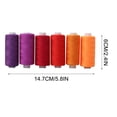 thumbnail image 3 of Iumwxz Sewing Thread 36 Colors Sewing Industrial Machine And Hand Stitching Cotton Sewing Thread (6 Color/pack) Red Holiday Gift Finder, 3 of 3