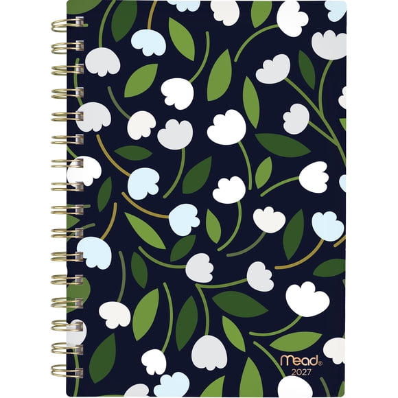 2027 Mead® LilyofValley Small Weekly and Monthly Planner
