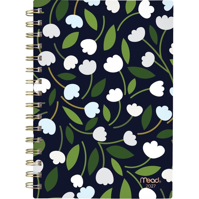 2027 Mead® LilyofValley Small Weekly and Monthly Planner
