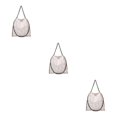 thumbnail image 3 of kurtrusly Functional And Beautiful Bags To Organize Life Classic And Timeless Shoulder Bag white 3Set, 3 of 6