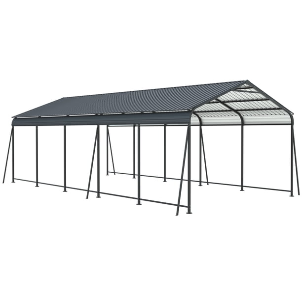 Noble House 13x26.5FT Large Metal Carport Garage, Heavy Duty