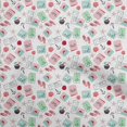 thumbnail image 1 of oneOone Tissu en Rayonne Rouge Tissu de Voyage pour Robe Tissu Imprimé Tissu au Mètre 56 Pouces de Large, 1 of 4