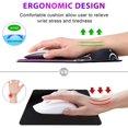 thumbnail image 4 of Ergonomic with Wrist Rest Support, Gel s with Non-Slip Rubber Base Memory Foam Mousepad, Mouse Wrist Rest Pad for Laptop Computer Home Office Working Pain Relief, Wood Art, 4 of 7