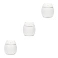thumbnail image 1 of Transemion Portable Moisture-proof Ceramic Tea Jar Large Capacity And Cute Sturdy And Durable Ceramics Cat Form Ceramic Tea Jars white 500ml 3Set, 1 of 6