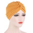 thumbnail image 1 of Mefallenssiah Femmes Perlant Chapeau Indien Musulman Volant Bonnet Bonnet Bonnet Wrap Cap, 1 of 1