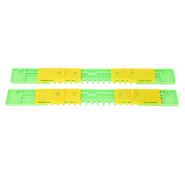 Beehive Sliding Guard, 1.6In Robust 2PCS Corrosion Resisting Prevent Bees Escaping Bee Door Beekeeping Gate Sliding Guards Hard Wearing Plastic Beehive Entrance Reducer Anti Escape