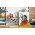 thumbnail image 2 of Ahgly Company Tapis Rectangulaire Lavable en Machine Intérieur Transitionnel Rouge Écarlate, 5 Pieds x 8 Pieds, 2 of 7