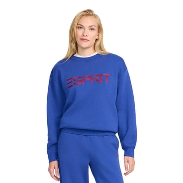 Molletonné à col rond Esprit pour Femmes, Tailles S-XXL
