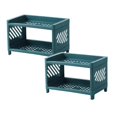 thumbnail image 1 of Spoon And Lid Rest Desktop Storage Rack Large Capacity Stackable Cosmetic Organizer Drawers Ideal For Desk Optimization Cosmetic Storage Student Stationery Organization Suitable For Office Blue, 1 of 2