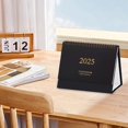 thumbnail image 1 of 2025 Desktop Calendar Stand Up Desktop Year Calendar Table Paper Calendar Daily Scheduler Monthly Pages Easel Calendar, 1 of 4