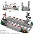 thumbnail image 1 of Moc Creative Expert Ideas City Train Railing Crossing Railway Express Bricks Building Blocks Diy Toys For Children Gifts Banmo, 1 of 5