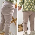 thumbnail image 4 of PEZHADA Fall Baby Girl Clothes Toddler Girl Pants Ribbed Lace Cuff Baby Leggings, 4 of 9