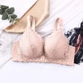 thumbnail image 3 of Womans Bras Convertible Bra Feature V-Neck Balconette Bra Style W-486 Beige 38, 3 of 4