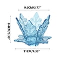 thumbnail image 3 of LSLJS Coffee Dripper 1-2 Cups Resin Pour Over Coffee Maker Reusable Coffee Filter Cup Slow Brewing Accessories for Home-Cafe-Travel-Camping Transparent Snowflake Products, 3 of 9