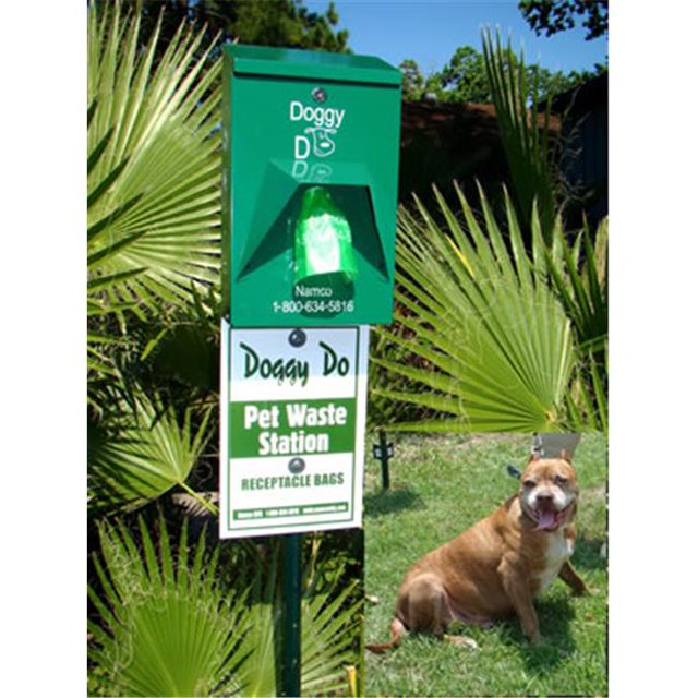 Namco Station de Déchets pour Animaux Doggy Do Complète Sans Poteau