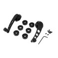 thumbnail image 1 of 1 Pair Universal Window Winder Cranks Aluminum Handle - Black, 1 of 5