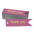 thumbnail image 1 of Inkdotpot Gold Foil Paper Hang Tags Thank You For Celebrating With Me Birthday Favor Tags 100 Pieces, 1 of 6