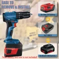 thumbnail image 2 of Power Tools Adapter Converter for Hilti 22V B22 Li-ion Battery for Bosch 18V Electric Tools, 2 of 4