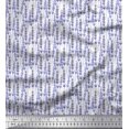 thumbnail image 1 of Soimoi Silk Fabric Lavender Shirting Decor Fabric Printed Yard 42 Inch Wide, 1 of 3