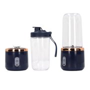 400ml Cordless Portable Blender, 6 Blades 22000Rpm USB Rechargeable Personal Blender, Travel Blender with 1500mAh for Ice Drinks, Juices, Blended Fruits and Vegetables