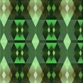 thumbnail image 1 of Ahgly Company Machine Washable Indoor Square Transitional Dark Forest Green Area Rugs, 4' Square, 1 of 7