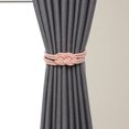 thumbnail image 3 of 2Pcs Curtain Tieback Rustproof No Drilling Cotton Rope Hand Woven Curtain Buckle Clip for Home, 3 of 7