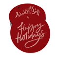 thumbnail image 1 of Inkdotpot Real Rose Gold Foil Happy Holiday Tags Favor Hang Paper Tags 100 Pieces, 1 of 6