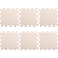 thumbnail image 1 of 6Pcs Solid Color Floor Mats Foam Floor Tiles Floor Mat Puzzle Playing Floor Pad Foam Mat, 1 of 8