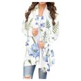thumbnail image 2 of Cardigan pour Femmes Cardigan à la Mode pour Femmes à Manches Longues Imprimé Floral Veste Haut Vestes pour Femmes Décontracté en Liquidation, 2 of 6