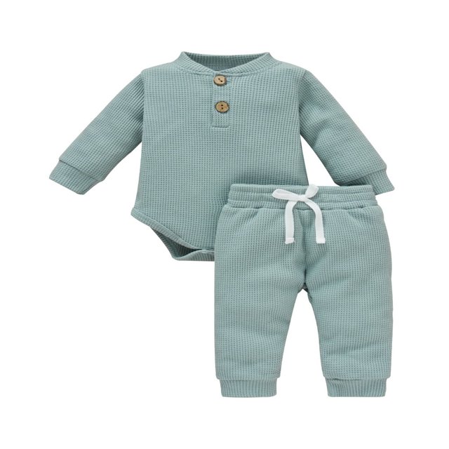 Toddler Baby Boy Girl Fall Clothes Romper Tops Pants Set Outfit