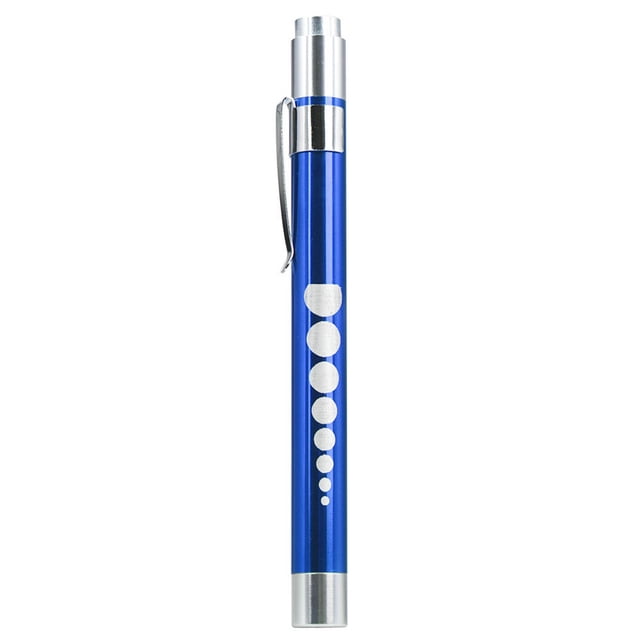 LED Sanitary Pen Aluminum Alloy Pen Flashlight White Yellow Inspection Pupil For Oral Ophthalmology