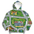 thumbnail image 1 of Toy Car Mat Graphic Pullover Hoodie | Unisex, Up to 4XL, 1 of 3