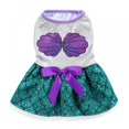thumbnail image 1 of Pet Halloween Cosplay Costume Funny Cartoon Princess Dress And Hat Set For Small And Medium Dogs, 1 of 13