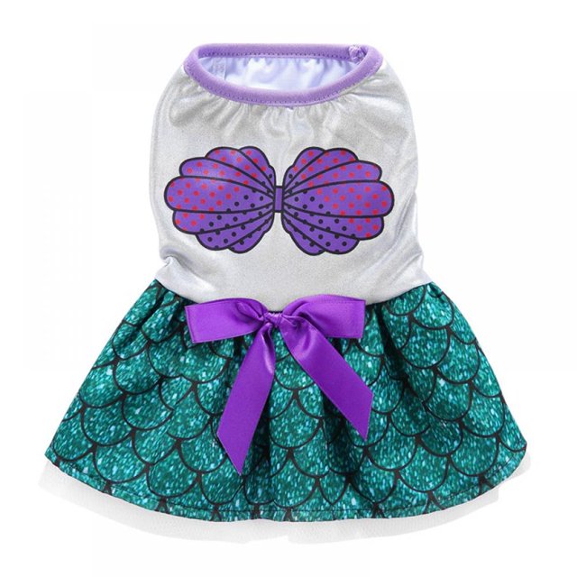 Pet Halloween Cosplay Costume Funny Cartoon Princess Dress And Hat Set For Small And Medium Dogs