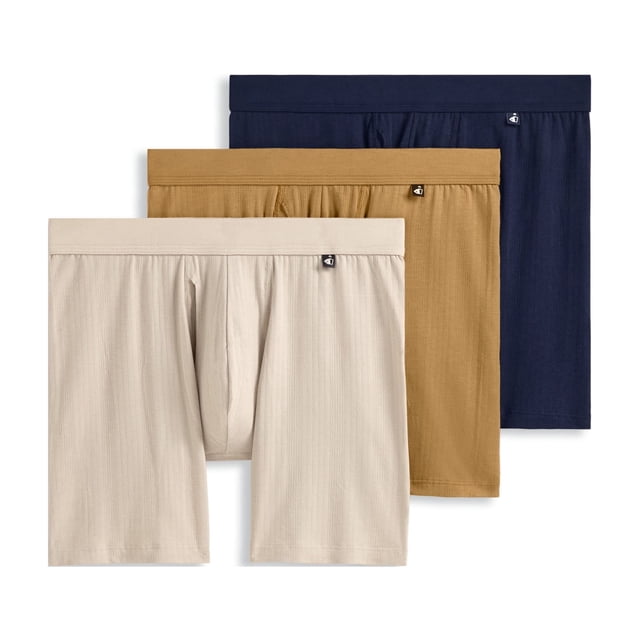 Jockey Men's Hypersoft 360 6" Boxer Brief - 3 Pack