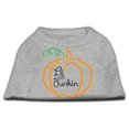 thumbnail image 1 of Lil Punkin Screen Print Dog Shirt Grey Xl (16), 1 of 1