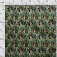 thumbnail image 3 of oneOone Polyester Spandex Dark Green Fabric Tropical Leaf Sewing Craft Projects Fabric Prints By Yard 56 Inch Wide, 3 of 5