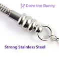 thumbnail image 3 of Dumpling Perogy Pierogi Food Cooking Snake Chain Charm Bracelet (Silver), 3 of 9