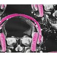 thumbnail image 4 of oneOone Cotton Flex Fuschia Pink Fabric Skull Sewing Material Print Fabric By The Yard 40 Inch Wide, 4 of 4