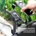 thumbnail image 2 of Motorcycle Phone Mount Auto Lock Anti-Shake Bike Phone Holder Hot B9C7, 2 of 8