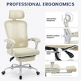 thumbnail image 1 of GloryStar Ergonomic High-Back Mesh Office Chair with Footrest, Adjustable Lumbar Support and Headrest, 1 of 7