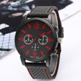 thumbnail image 3 of Quartz Watch Portable Adjustable Male Breathable Hollow Holes Sports Watch for Outdoor, 3 of 7