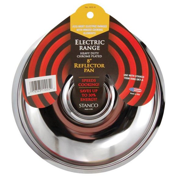Stanco Metal Products 602-8 8 in. Reflector Pan