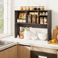 thumbnail image 2 of Costway Computer Desktop Bookcase Countertop Storage Bookshelf Organizer with 4 Cubbies, 2 of 10